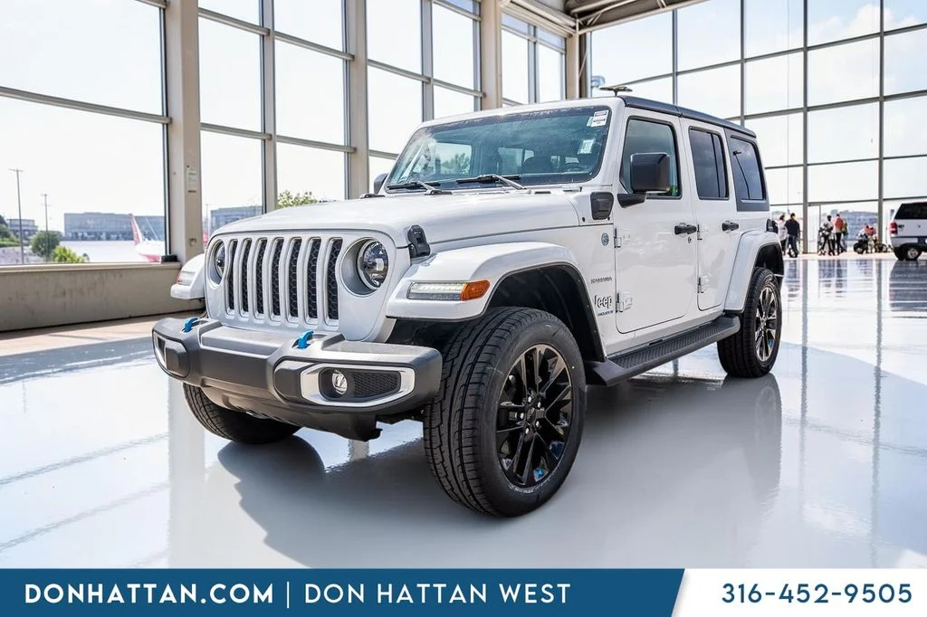 Used 2023 White Jeep Sahara 4xe image 26