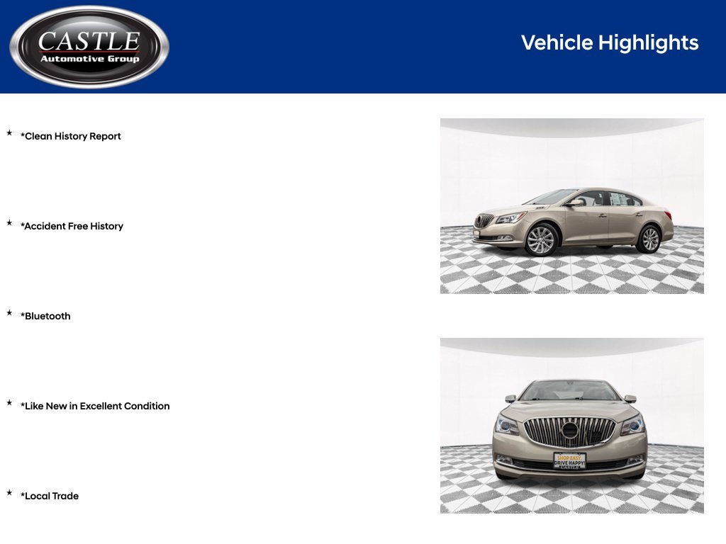 Used 2014 Gold Buick Leather Group image 4
