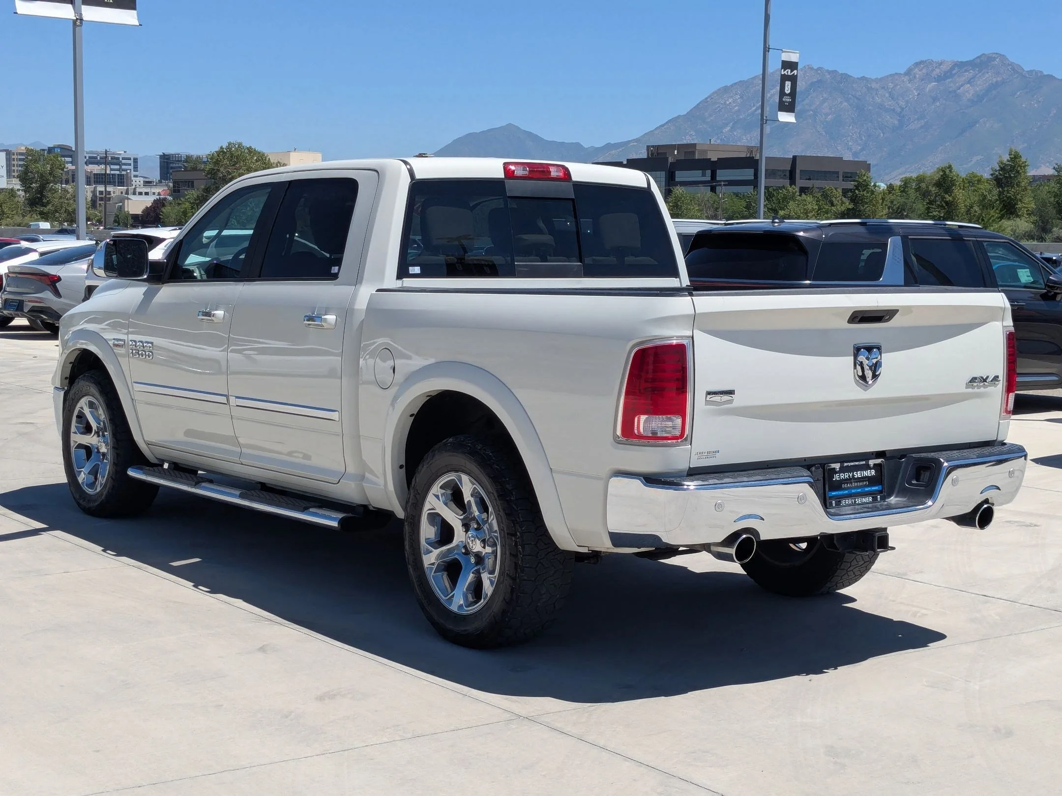 Used 2017 Pearl White Ram Laramie image 3