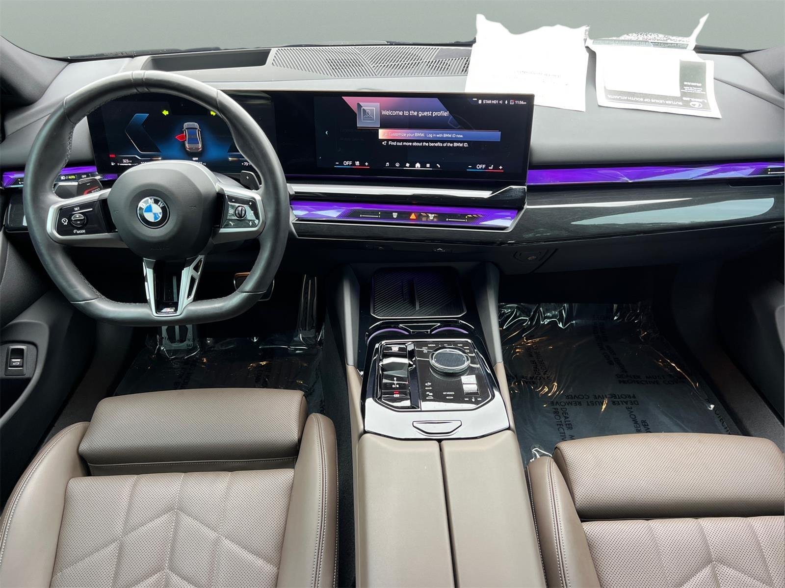 Used 2024 Oxide Grey Metallic BMW 540i xDrive image 9