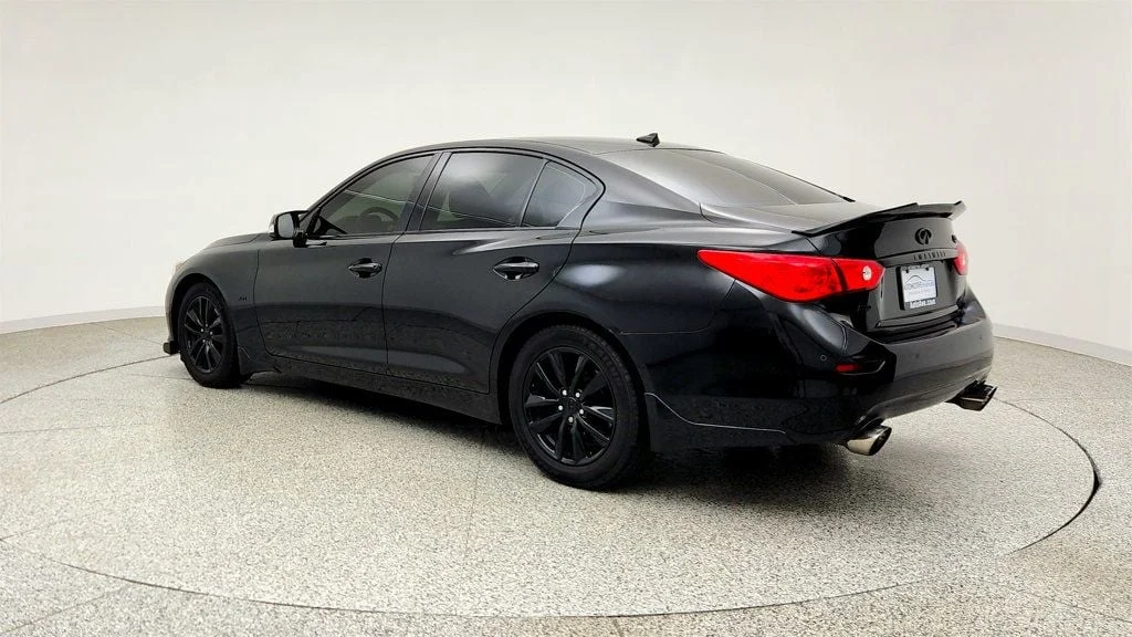 Used 2017 Black Obsidian INFINITI 3.0t Signature Edition AWD w/ Driver Assist & Premium Plus Pkg image 7