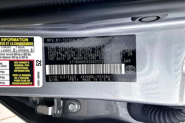 Used 2025 Gray Toyota SE image 16