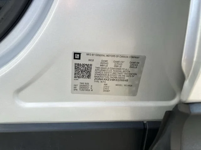 Certified Used 2019 SILVER ICE METALLIC Chevrolet LT image 31