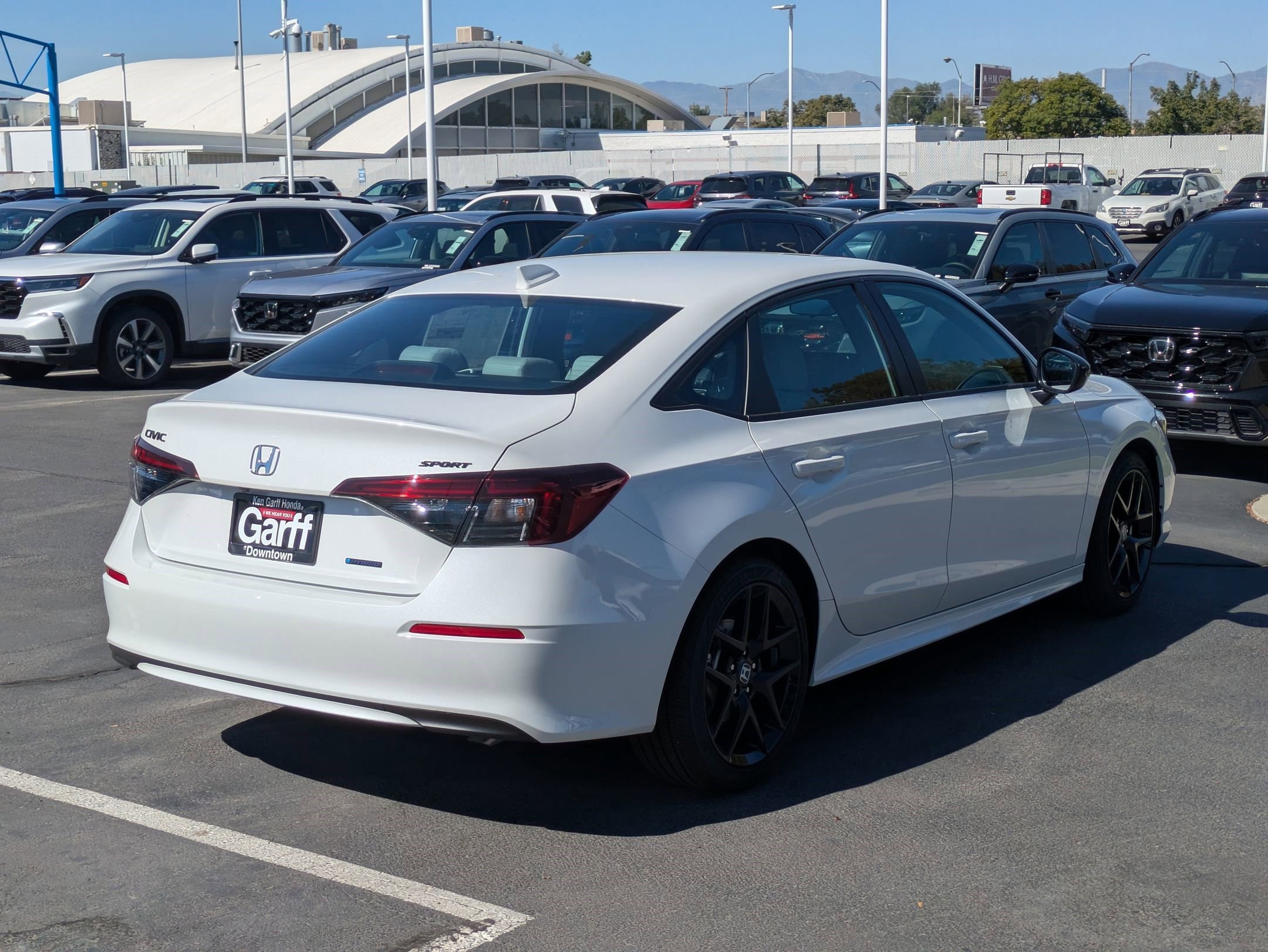 New 2026 Platinum White Pearl Honda Sport image 3