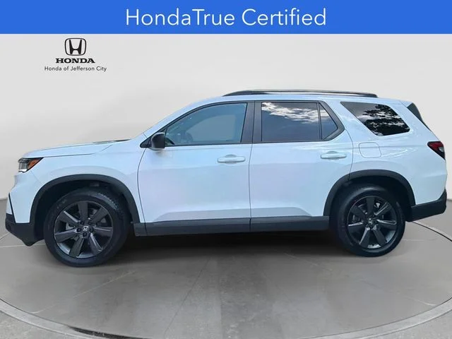 Certified Used 2025 Platinum White Pearl Honda AWD Sport image 3