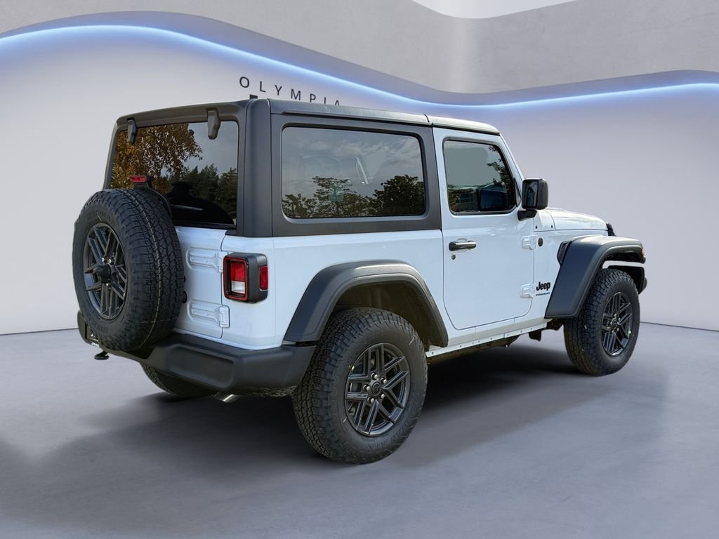New 2026 Bright White Clear-Coat Exterior Paint Jeep Sport S image 6