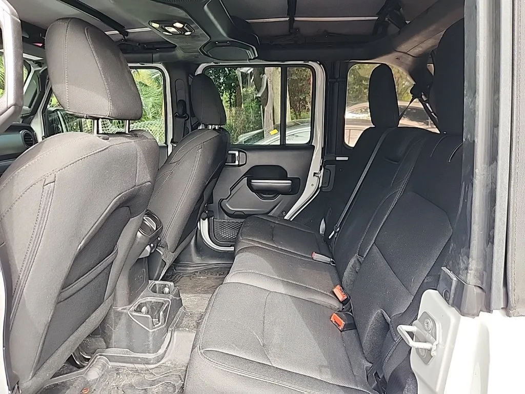 Used 2019 Bright White Clearcoat Jeep Sport S image 3