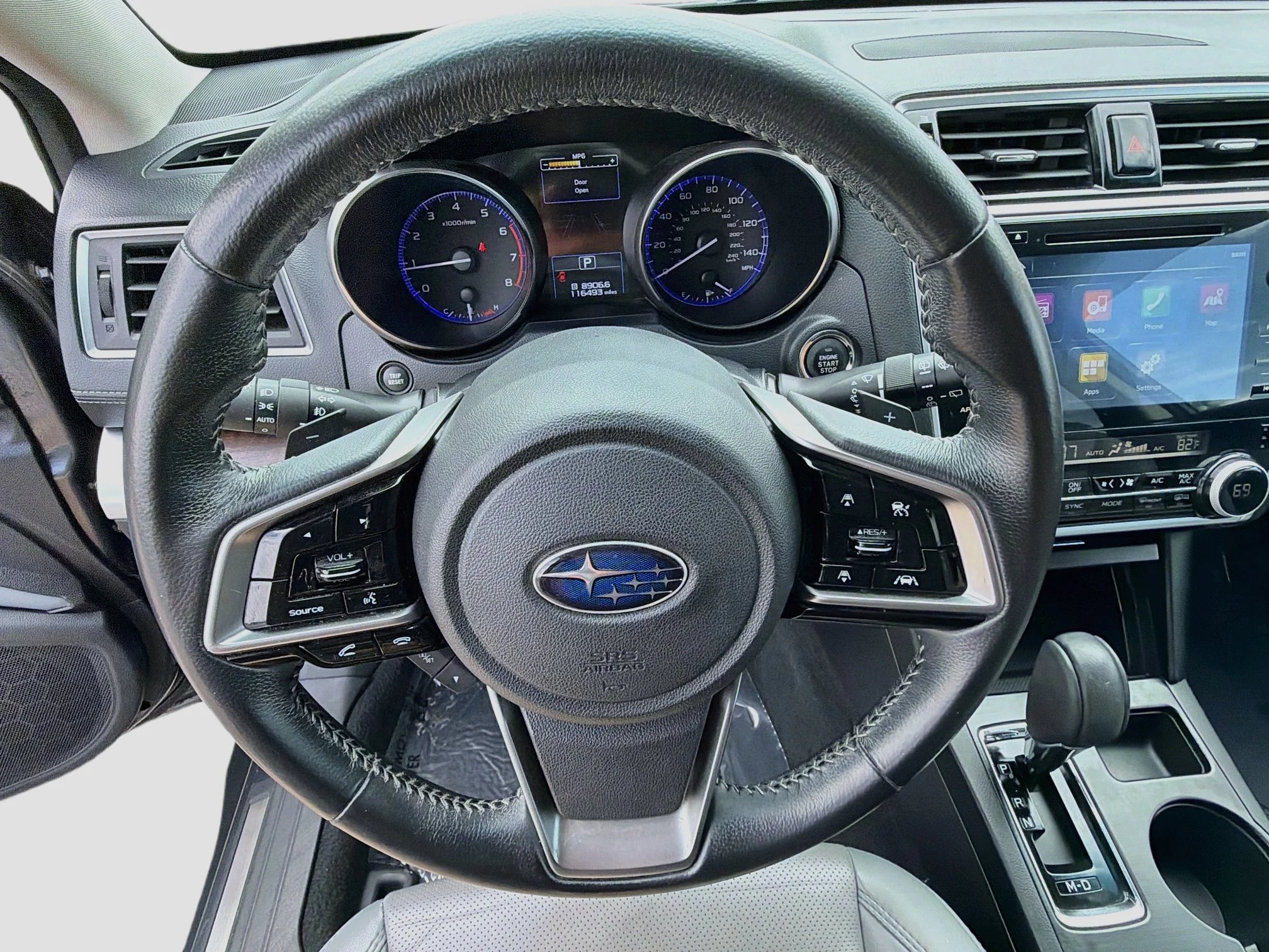 Used 2018 Magnetite Gray Metallic Subaru Limited image 37