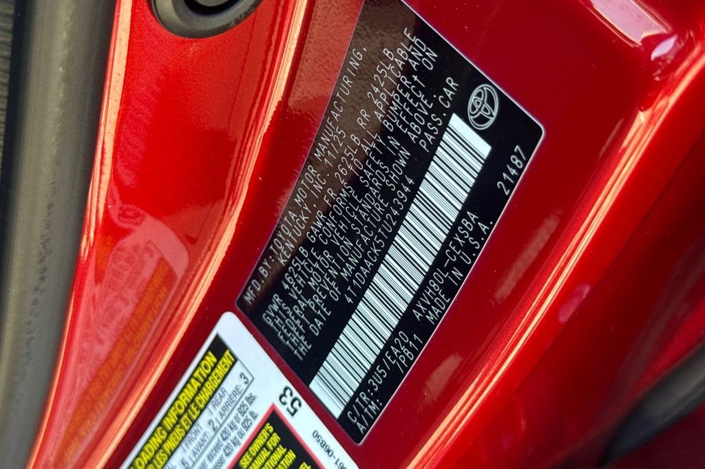 Certified Used 2026 Red Toyota SE Nightshade image 57