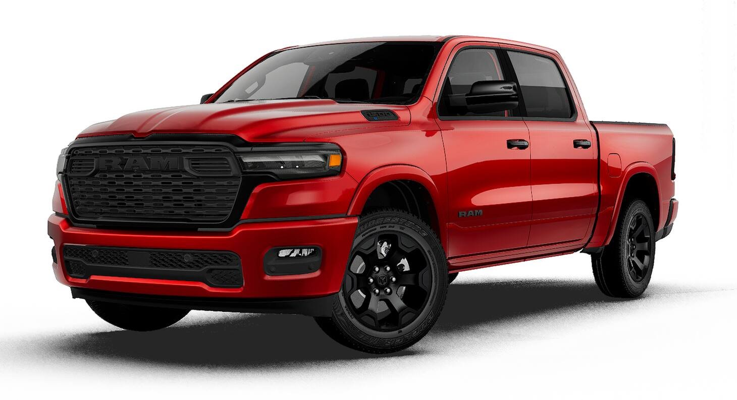 New 2027 Molten Red Pearl-Coat Exterior Paint RAM BIG HORN image 13