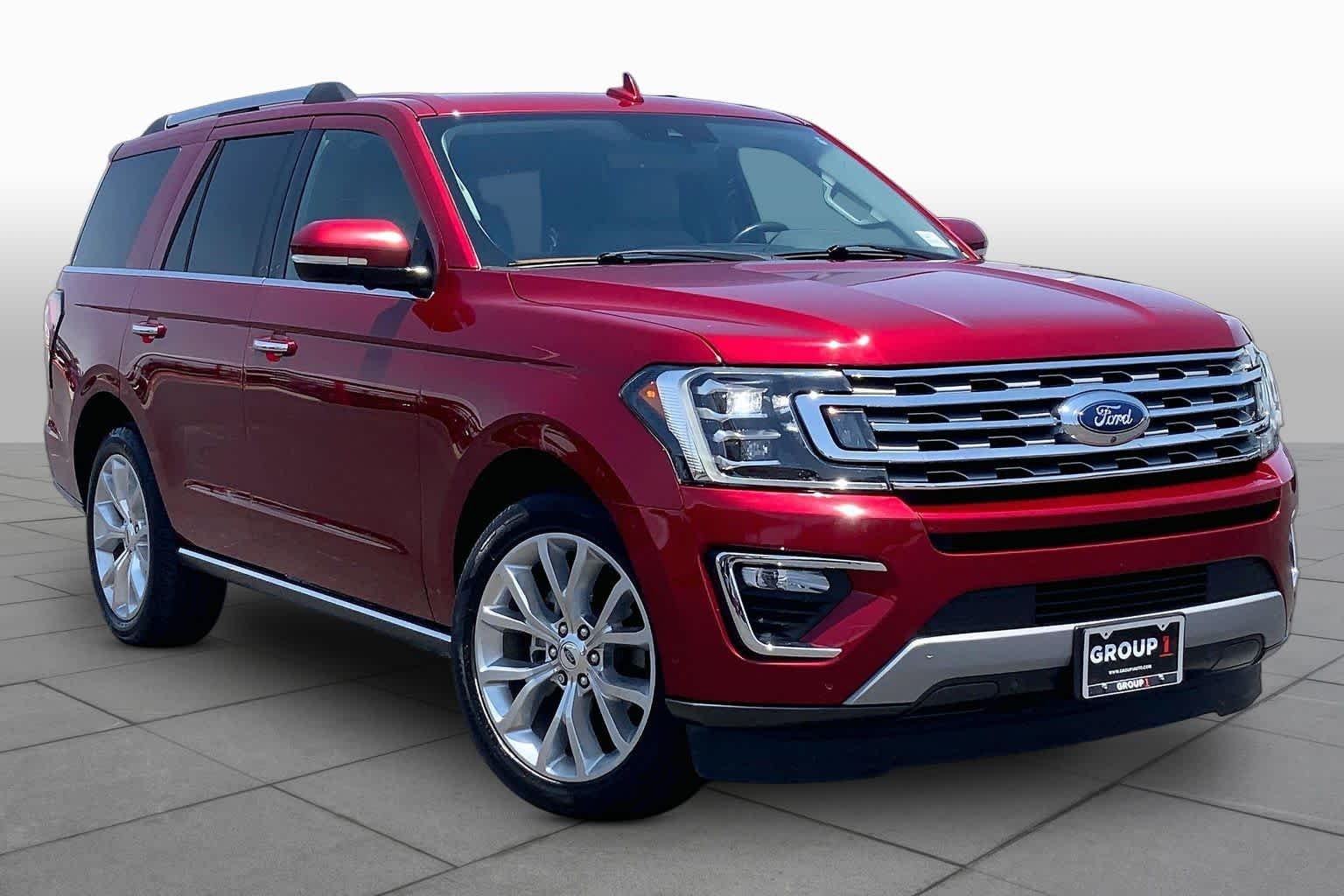 Used 2019 Ruby Red Metallic Tinted Clearcoat Ford Limited image 3