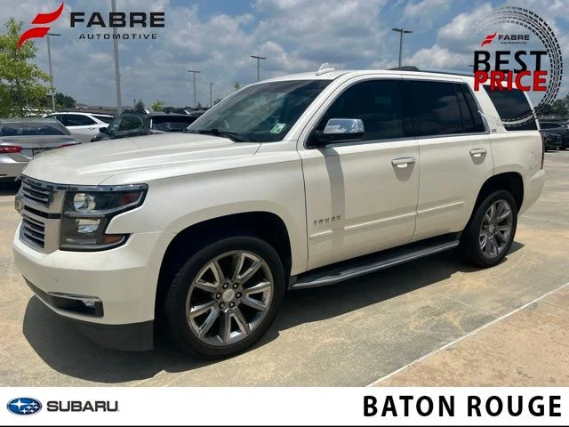 Used 2015 White Diamond Clearcoat Chevrolet LTZ image 1