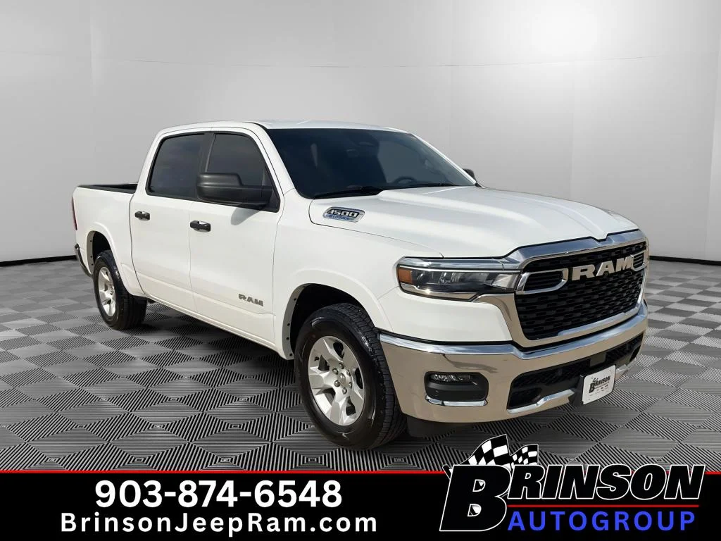 Used 2025 Bright White Clearcoat Ram Lone Star image 2