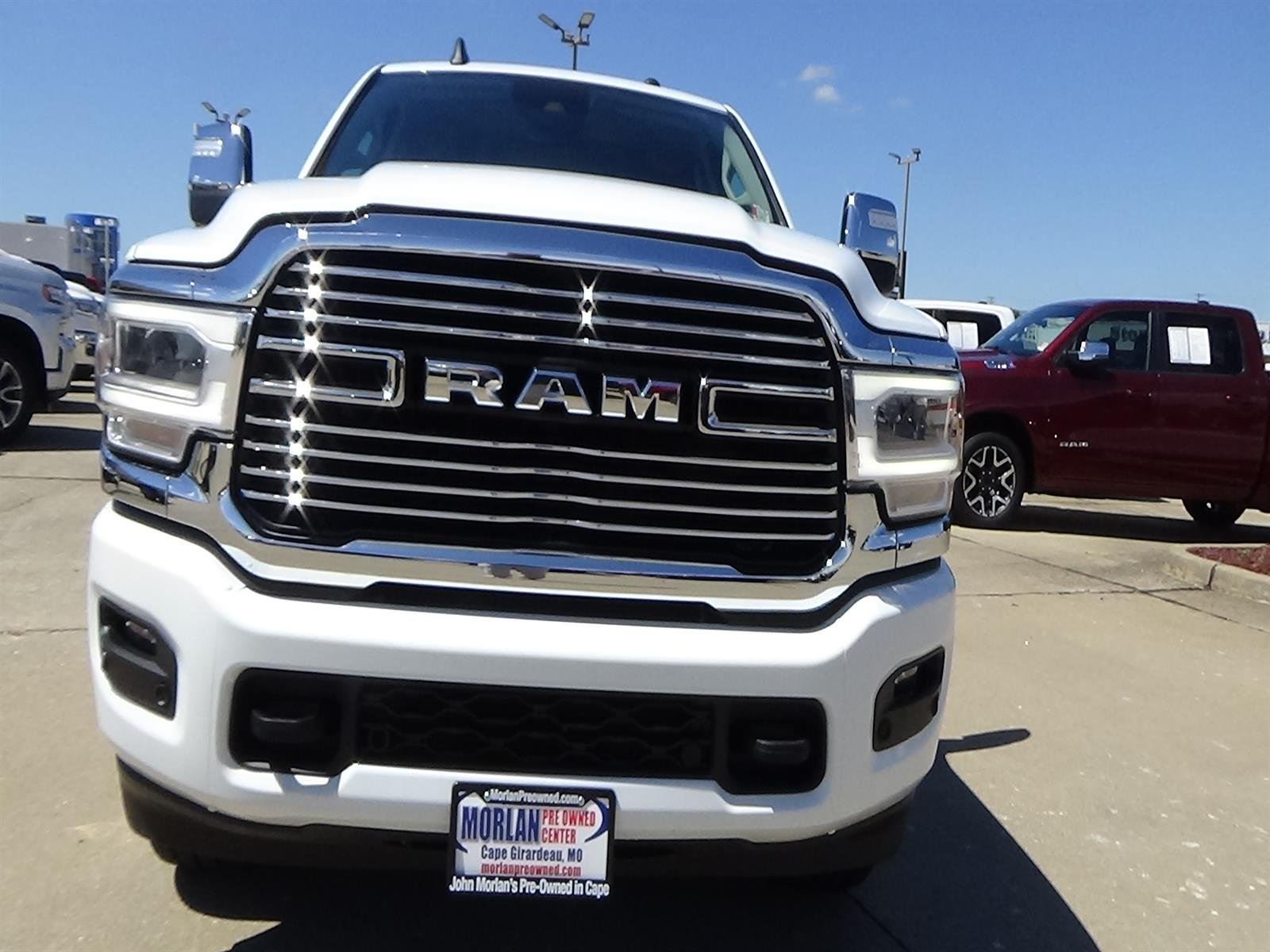 Certified Used 2024 Bright White Clear Coat (pw7) RAM Laramie image 3