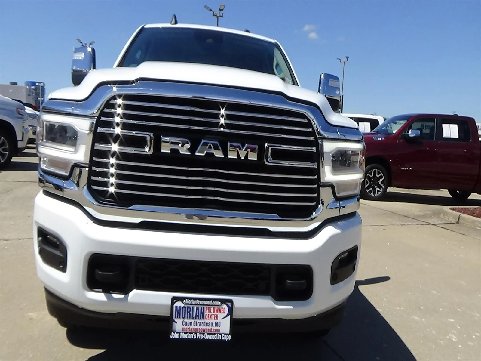 Certified Used 2024 Bright White Clear Coat (pw7) RAM Laramie image 3