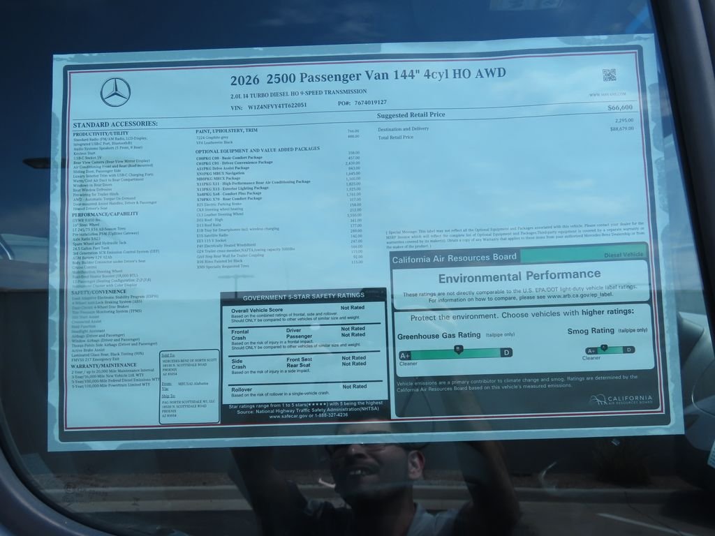 New 2026  Mercedes-Benz Passenger 144 WB image 9