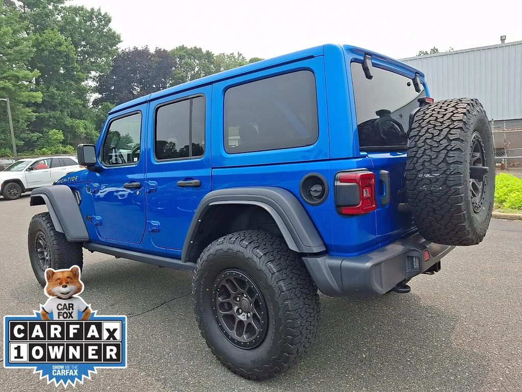 Certified Used 2022 Blue Jeep Unlimited High Tide image 4
