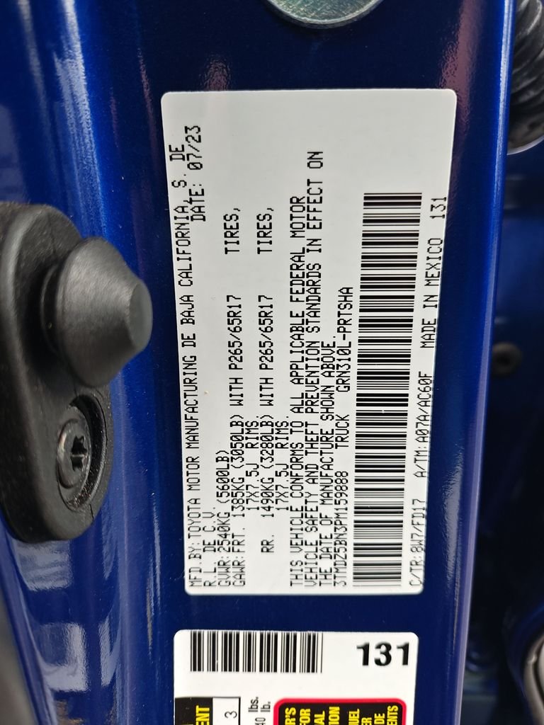 Certified Used 2023 Blue Toyota TRD Sport image 26