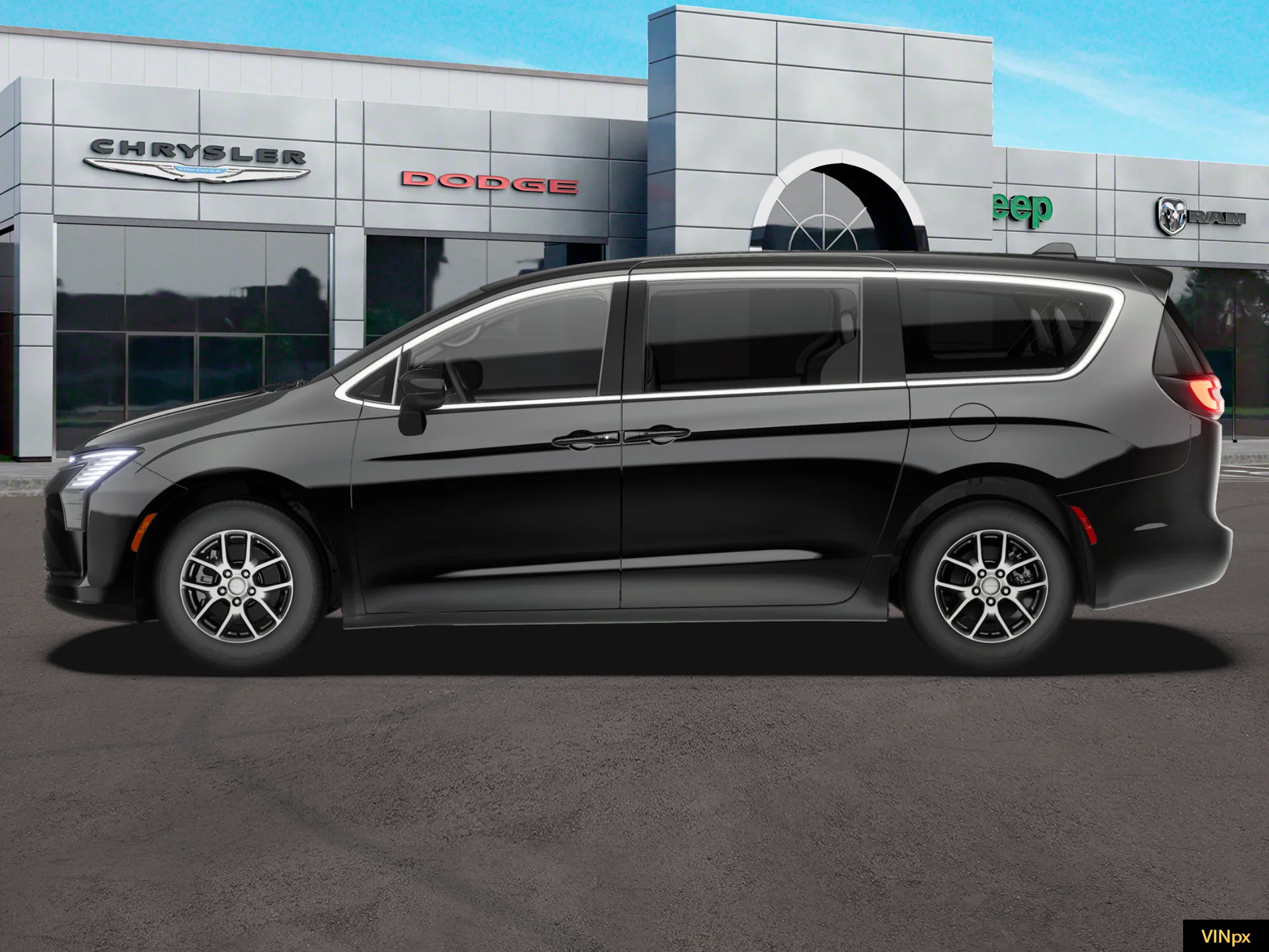 New 2027 Diamond Black Crystal Pearlcoat Chrysler Select image 3