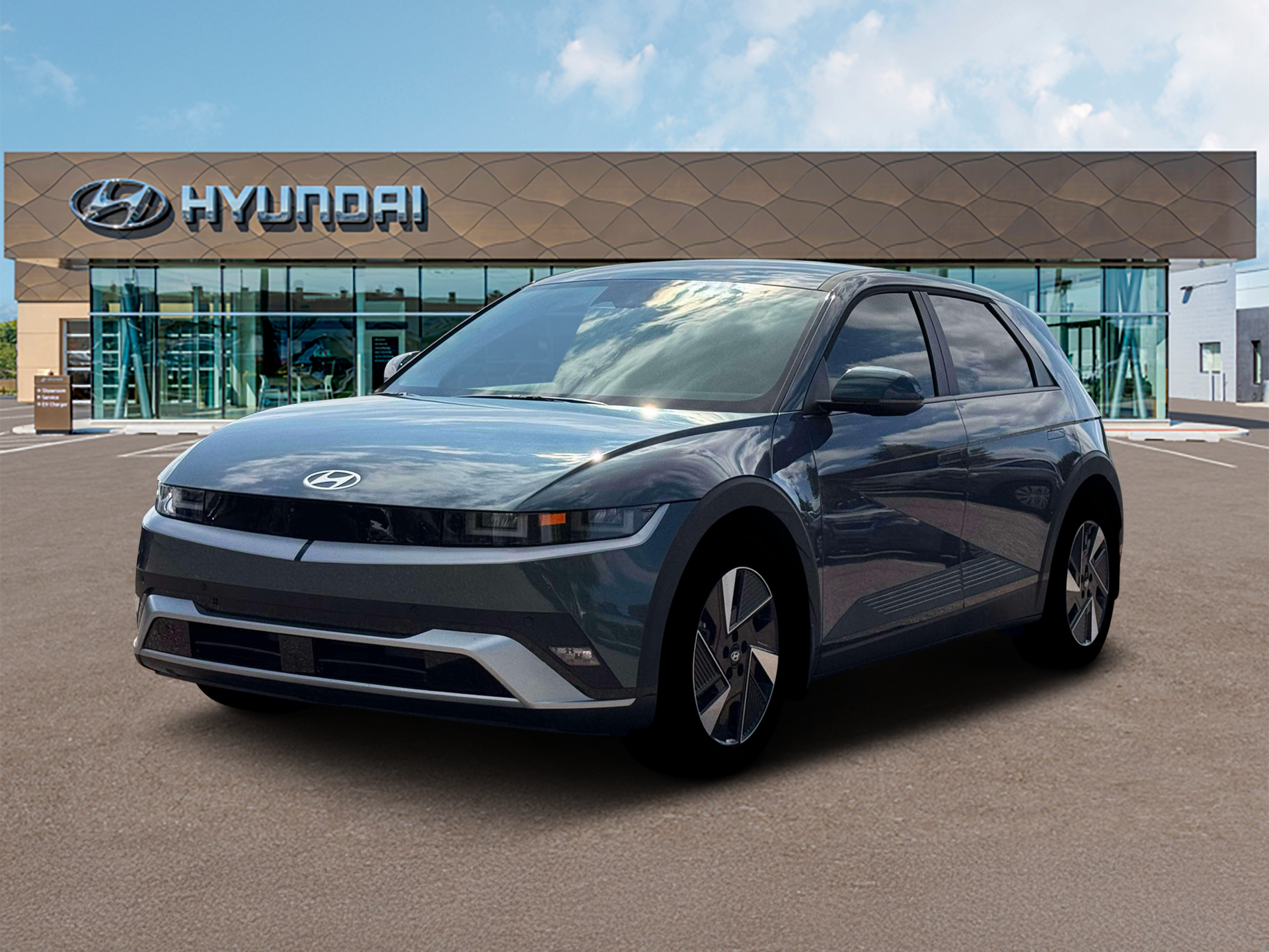New 2026 Green Hyundai SEL image 1