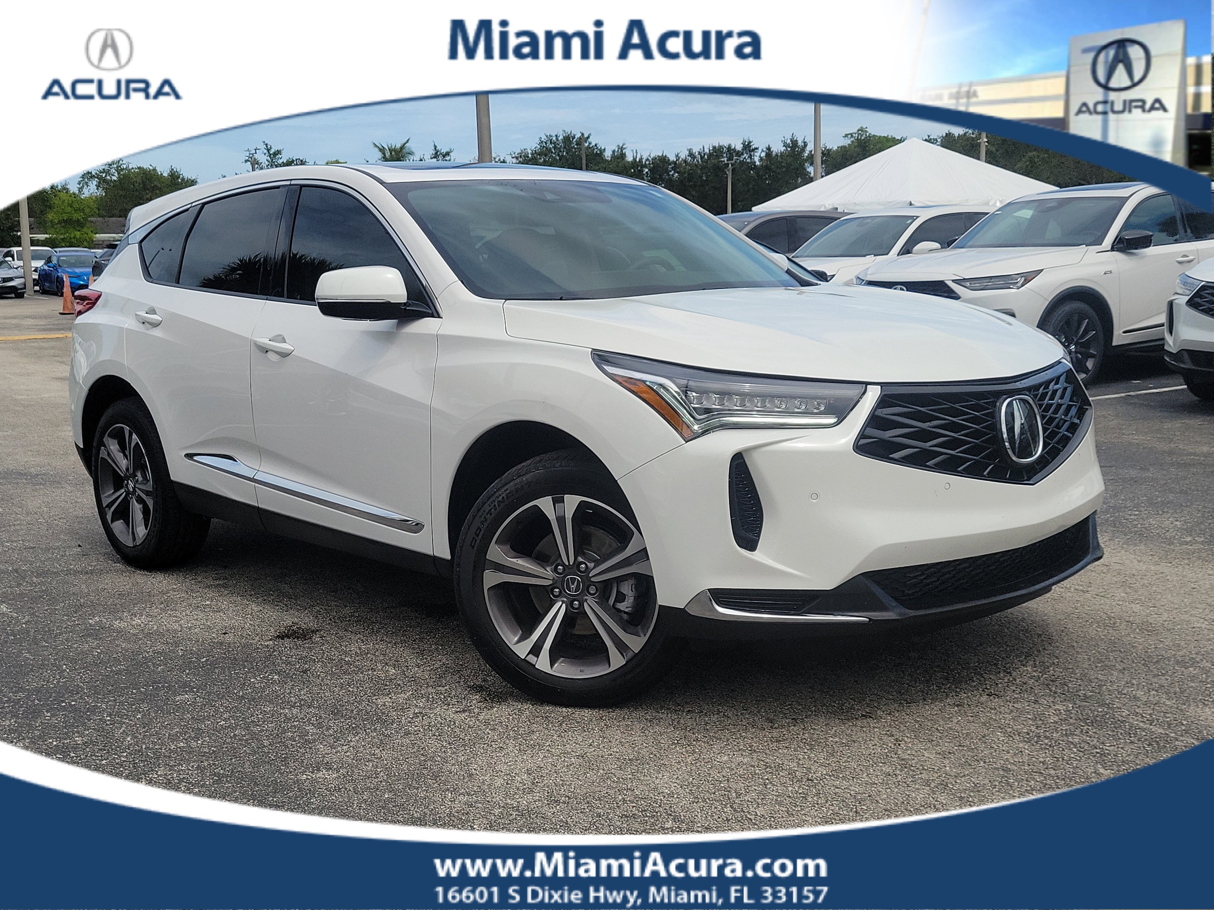 Used 2025 Platinum White Pearl Acura Technology Package SH-AWD image 1