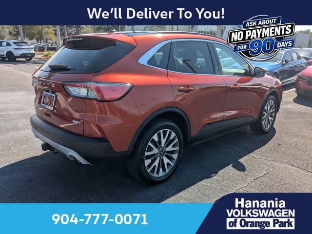 Used 2020 Orange Ford Titanium image 4