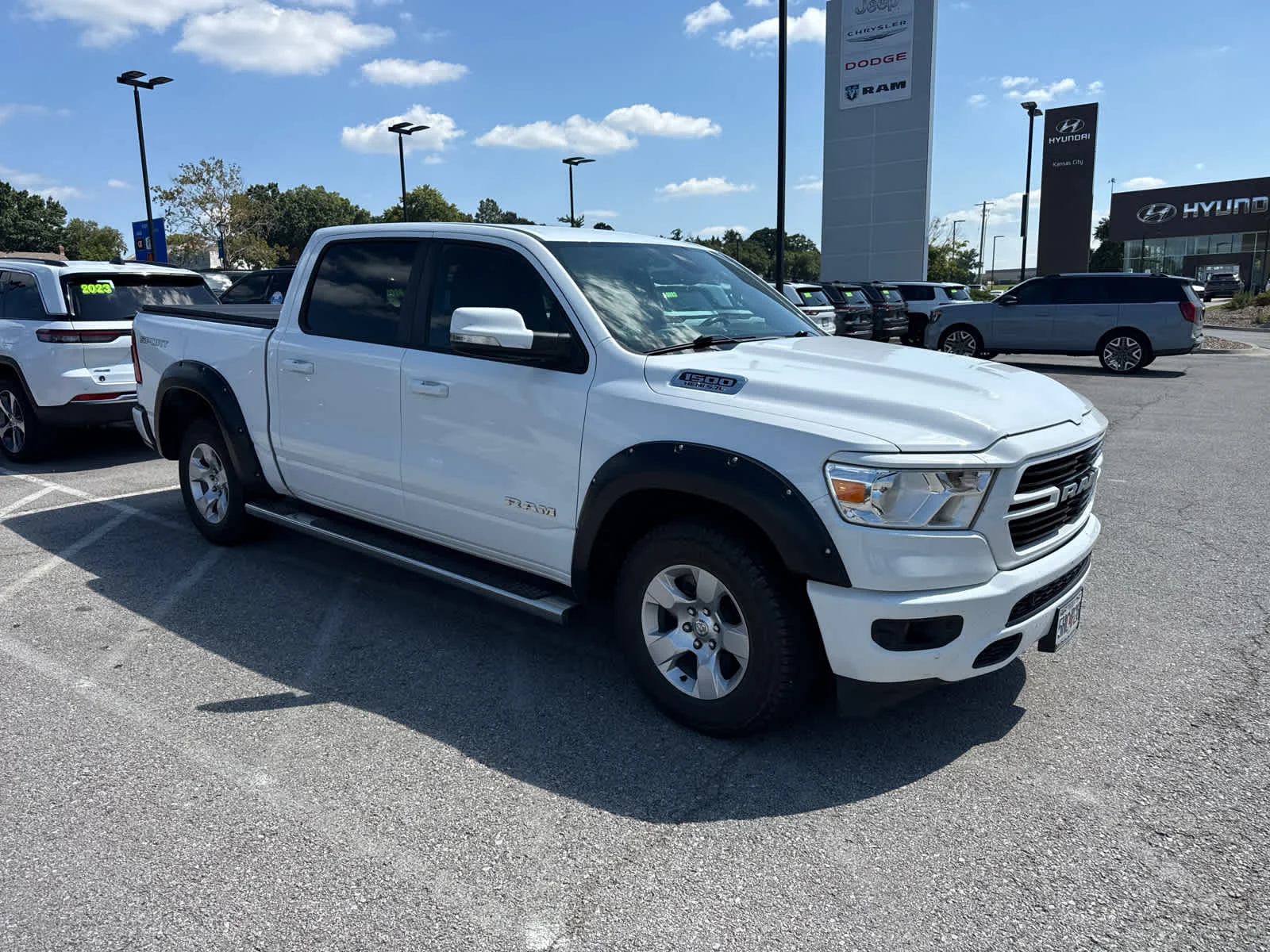 Used 2020 Bright White Clearcoat Ram Big Horn image 3