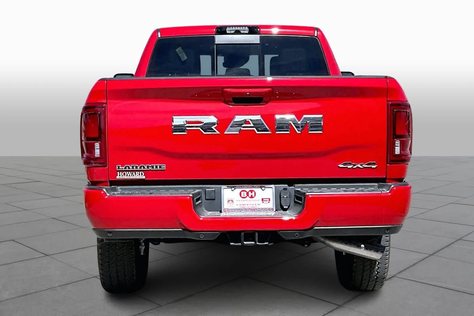 New 2026 Flame Red Clear-Coat Exterior Paint RAM Laramie image 5