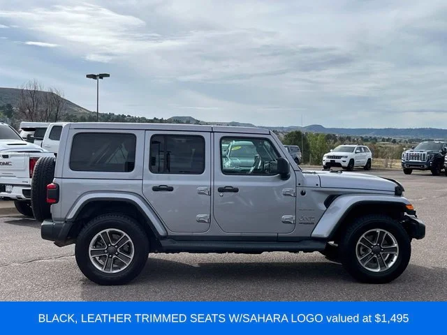 Used 2018 Silver Jeep Sahara 4x4 image 7