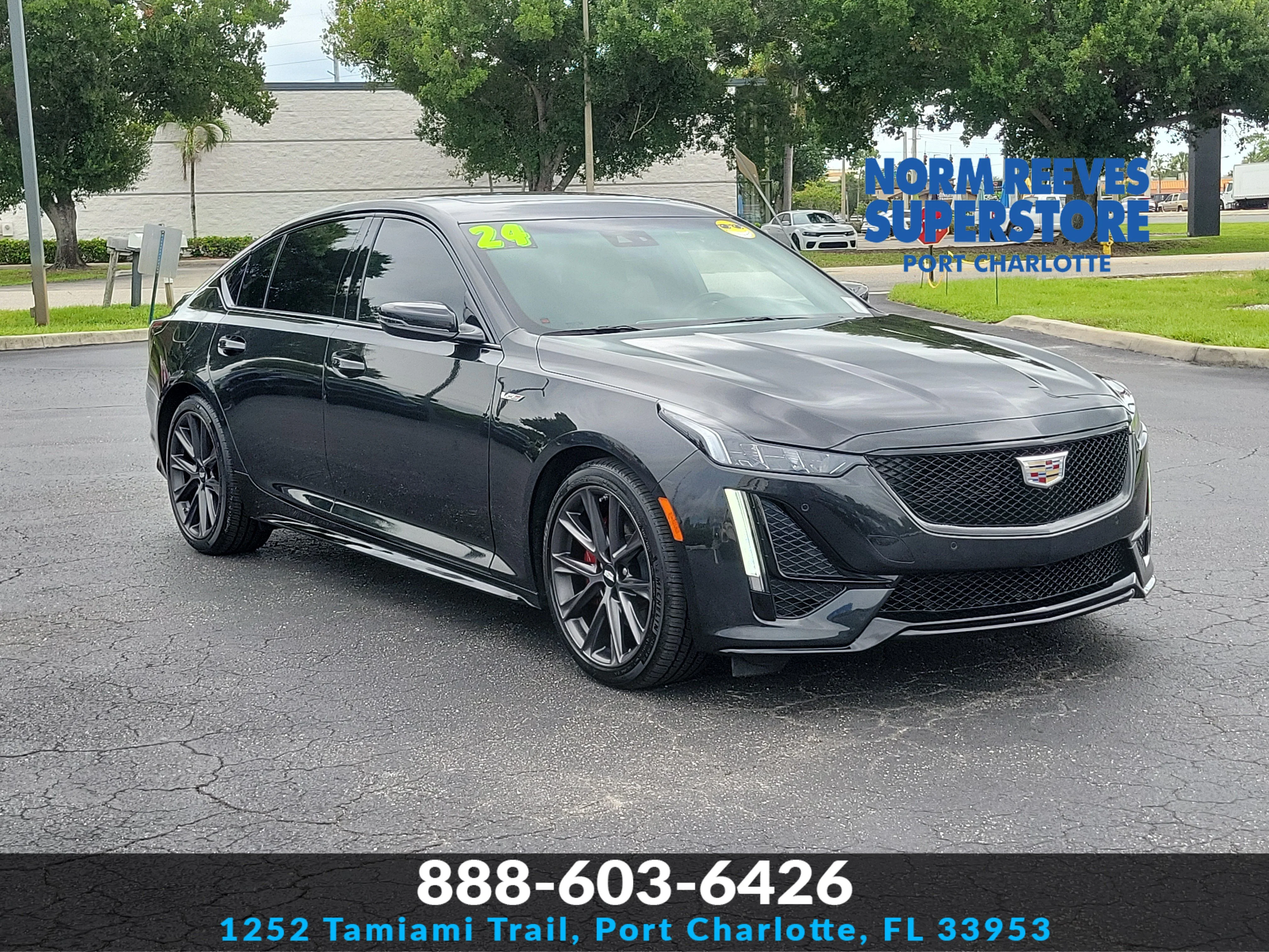 Used 2024 Black Cadillac V-Series image 1