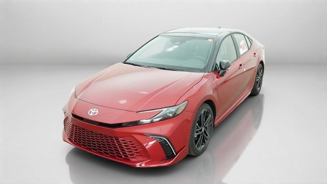 New 2026 Supersonic Red with Midnight Black Metallic roof Toyota XSE image 10