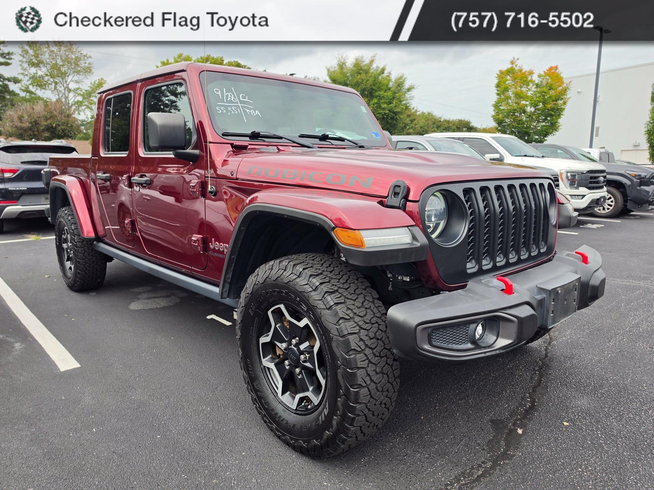 Used 2021 Snazzberry Pearlcoat Jeep Rubicon image 3