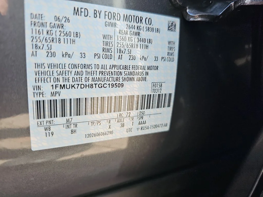 New 2026 Carbonized Gray Metallic Ford Active image 44