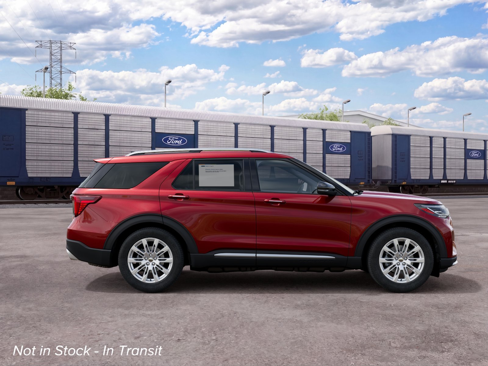 New 2027 Ruby Red Metallic Tinted Clearcoat Ford Platinum™ image 5