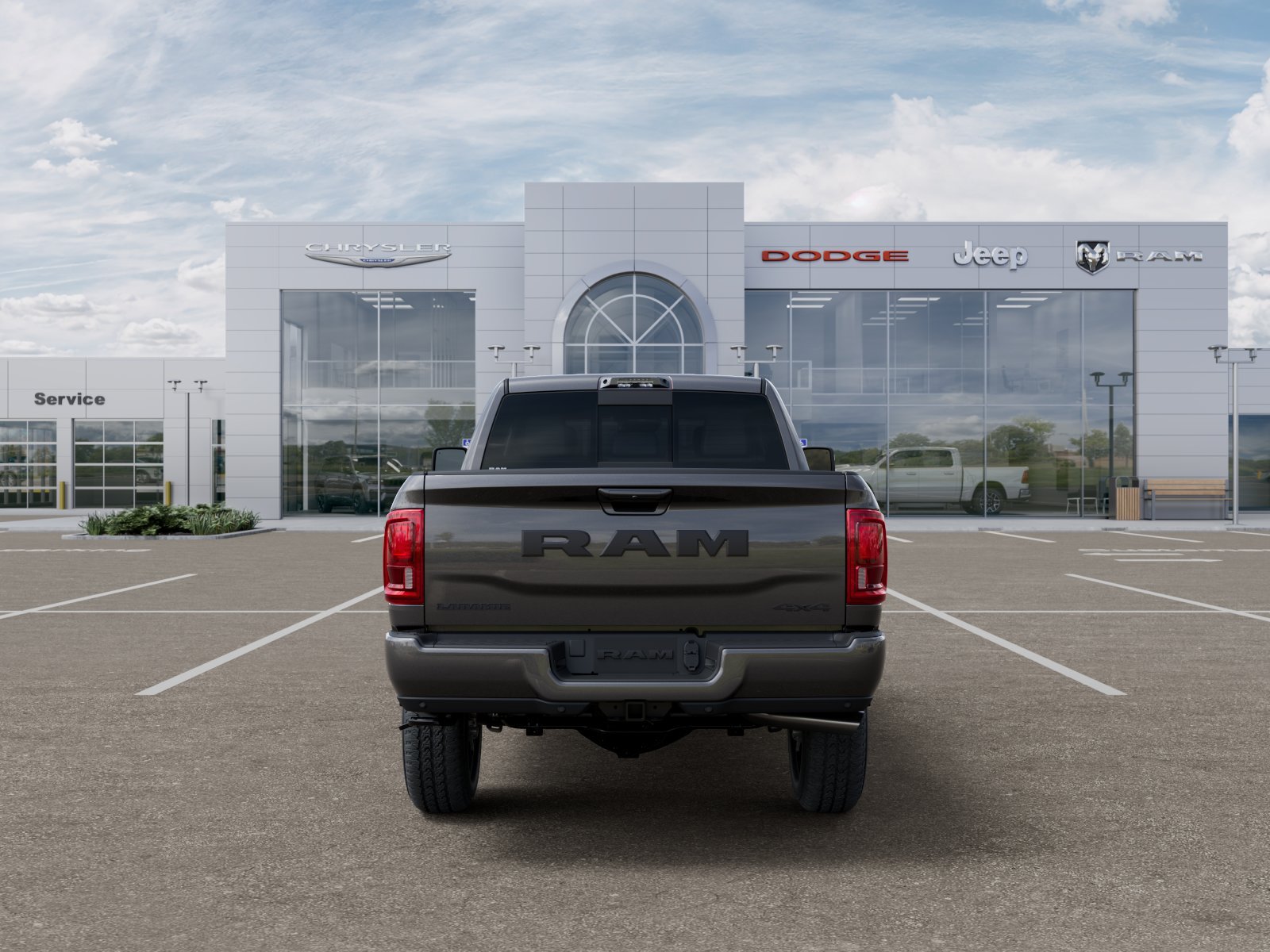 New 2026 Granite Crystal Metallic Clear-Coat Exterior Paint RAM Laramie image 33