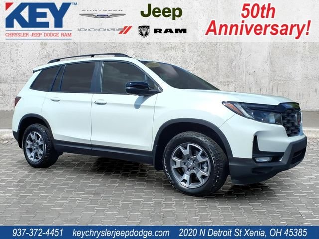 Used 2022 Platinum White Pearl Honda TrailSport image 1