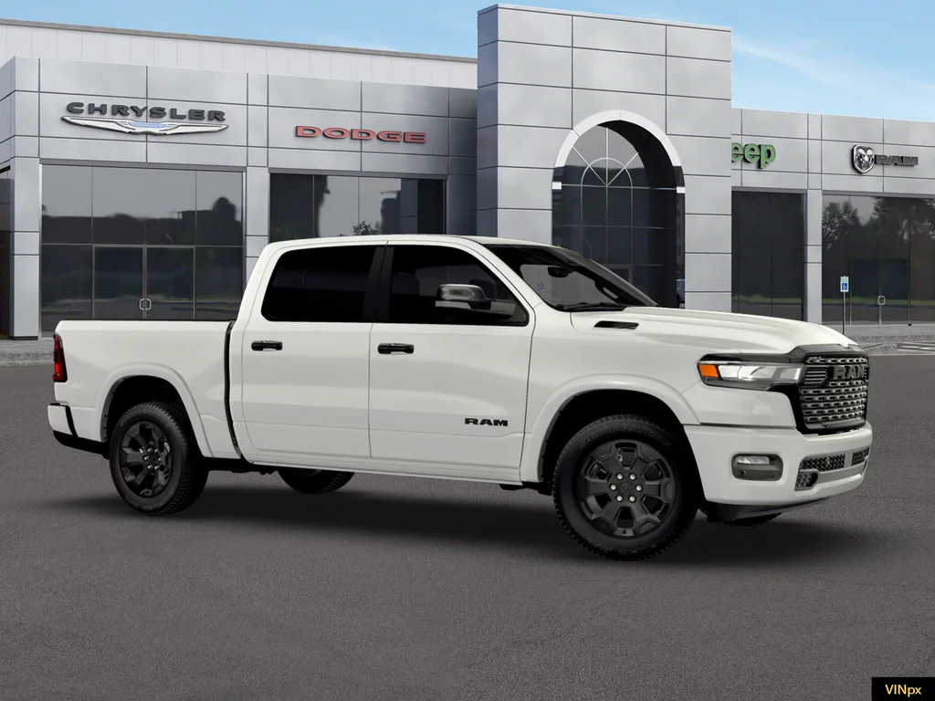 New 2026 Bright White Clear-Coat Exterior Paint RAM Big Horn/Lone Star image 10