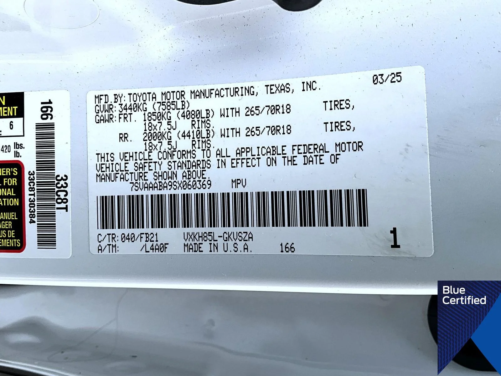 Certified Used 2025 White Toyota SR5 image 30