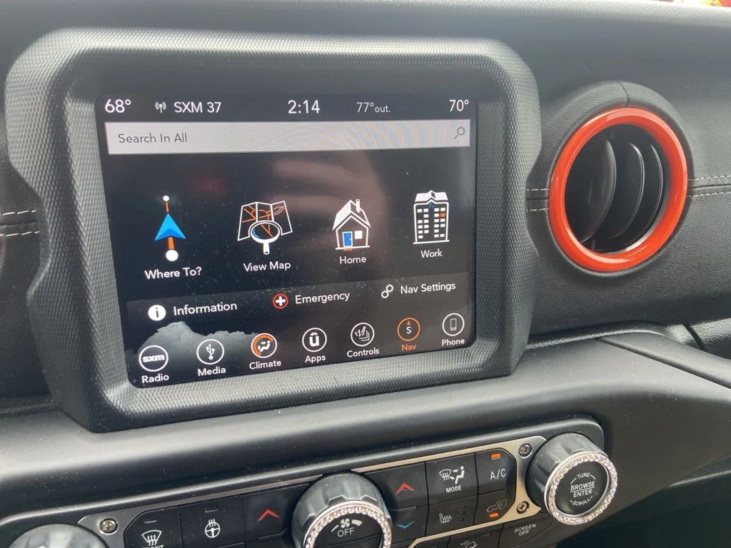 Used 2019 Orange Jeep Unlimited Sahara image 32