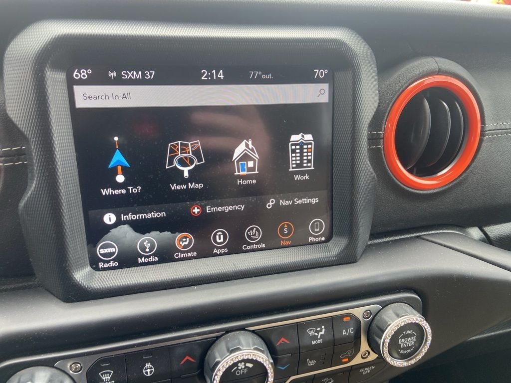 Used 2019 Orange Jeep Unlimited Sahara image 32