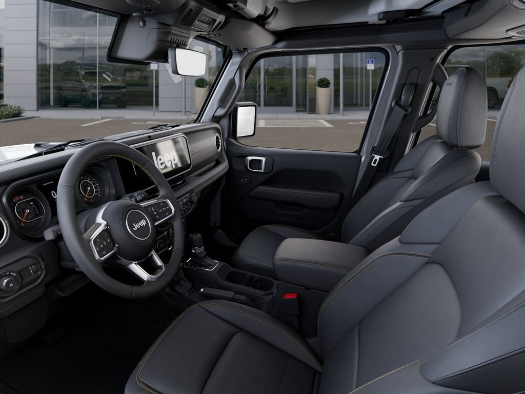 New 2026 Bright White Clear-Coat Exterior Paint Jeep Sahara image 22