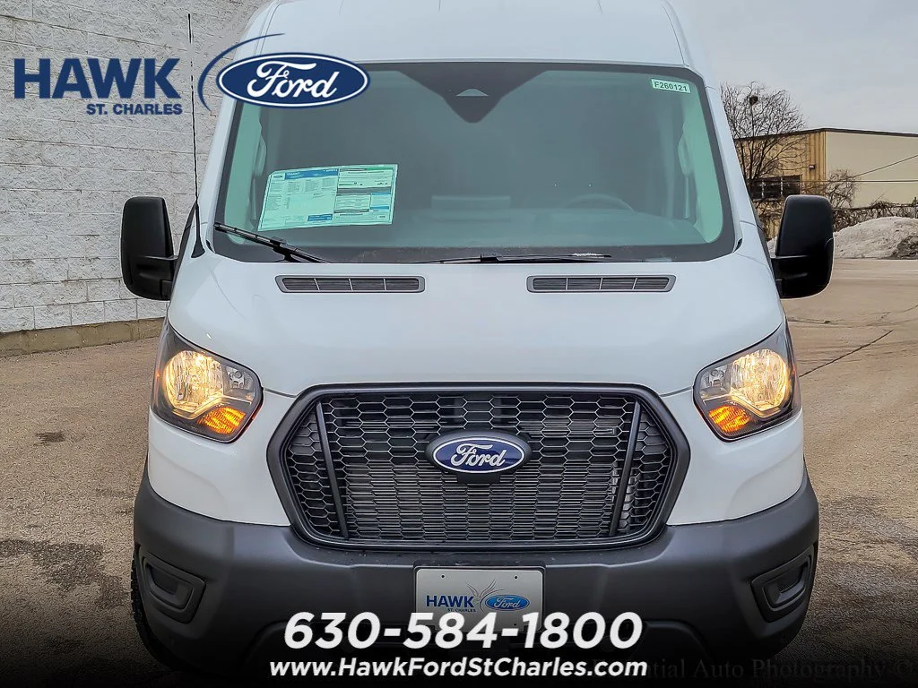 New 2026 Oxford White Ford Cargo Van image 3