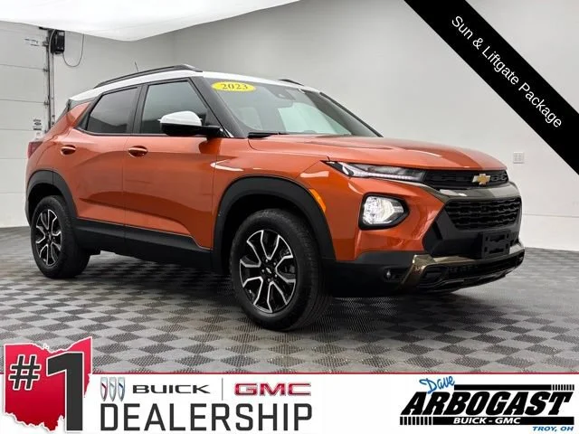 Used 2023 Vivid Orange Metallic Chevrolet ACTIV image 1