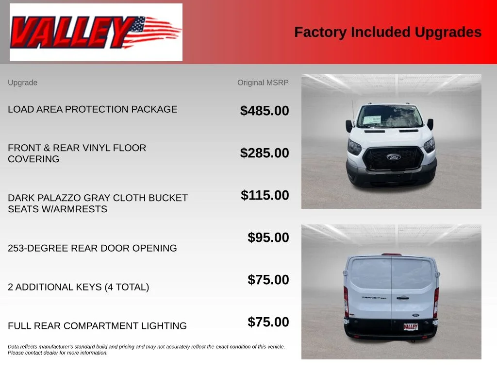 New 2026 Oxford White Ford Cargo Van image 4