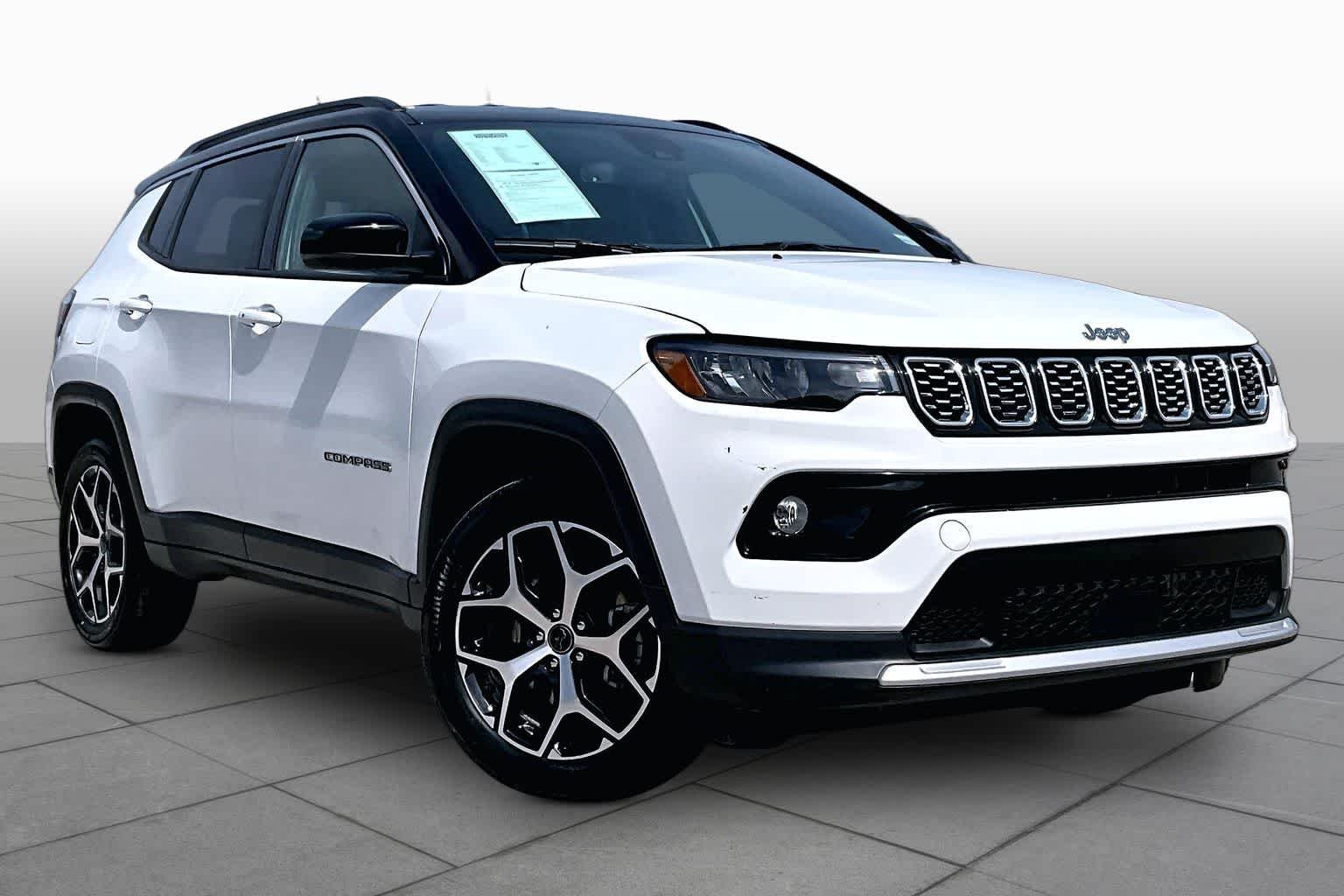Used 2025 Bright White Clearcoat Jeep Limited image 3