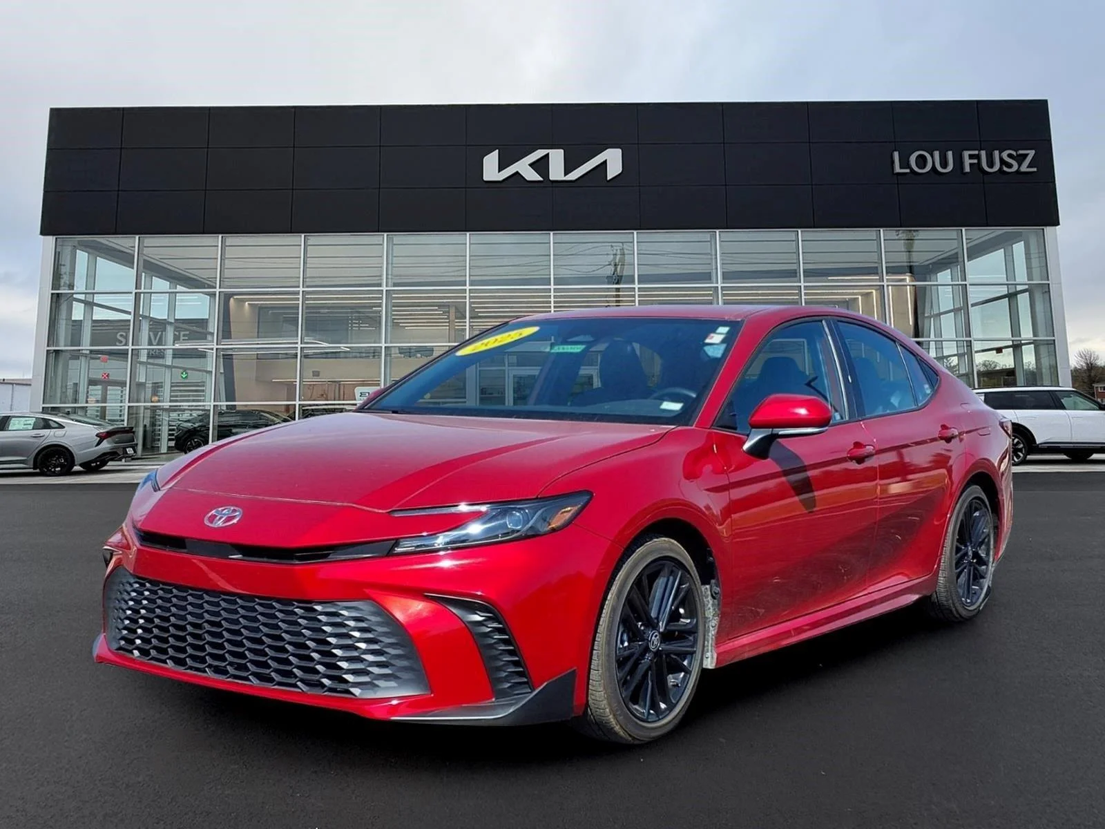 Used 2025 Supersonic Red Toyota SE image 1