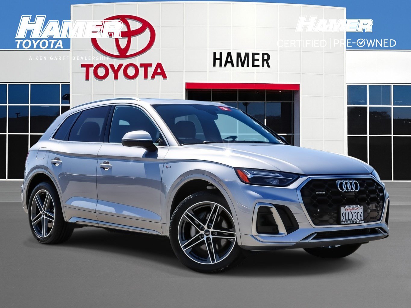 Used 2022 Florett Silver Metallic Audi S line Premium Plus image 1