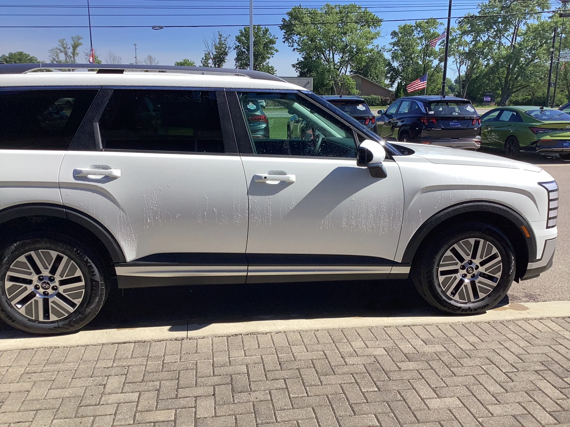 New 2026 Creamy White Pearl Hyundai SEL 7P image 7