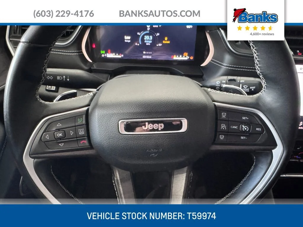 Used 2022 Baltic Gray Metal Jeep Limited image 13