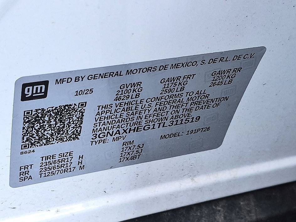 Used 2026 Summit White Chevrolet FWD LT image 37